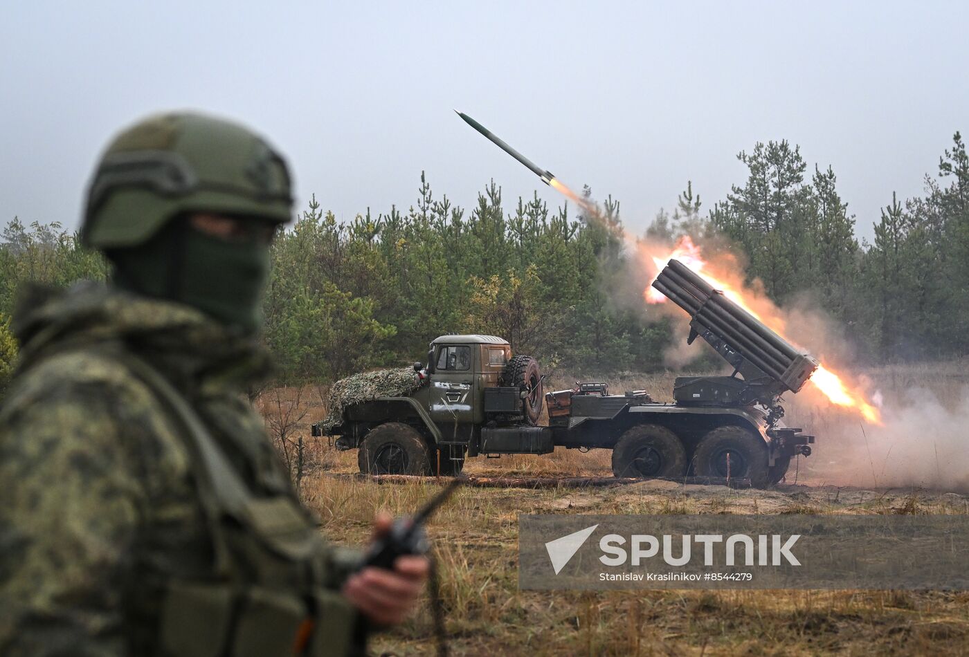 Russia Ukraine Military Operation Artillery Unit