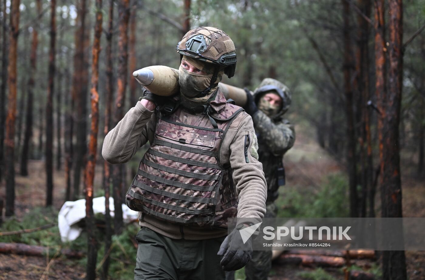 Russia Ukraine Military Operation Artillery Unit