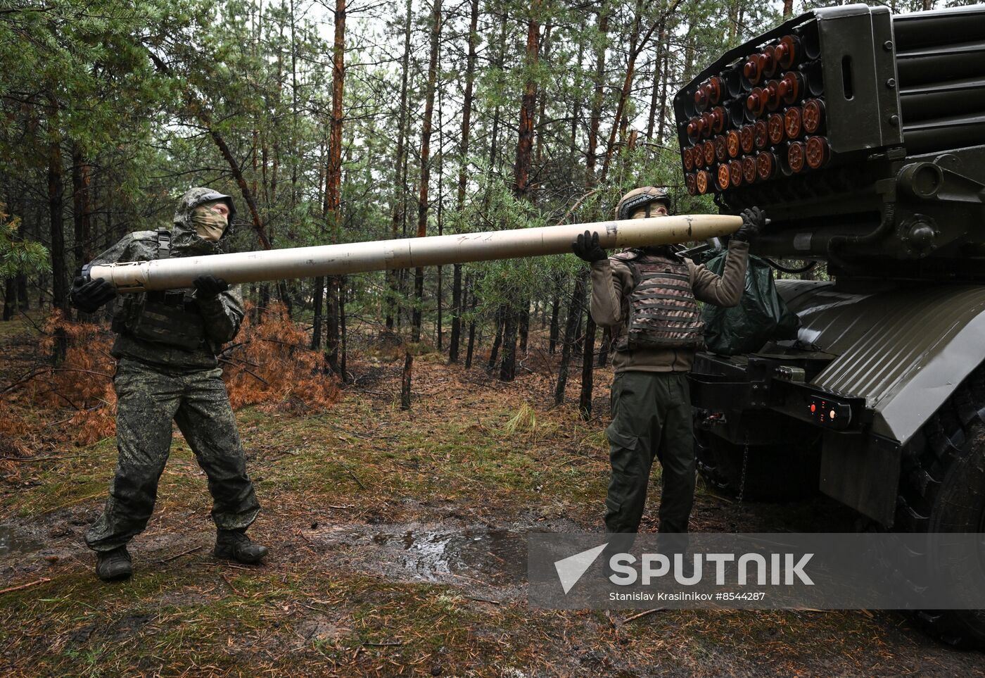 Russia Ukraine Military Operation Artillery Unit