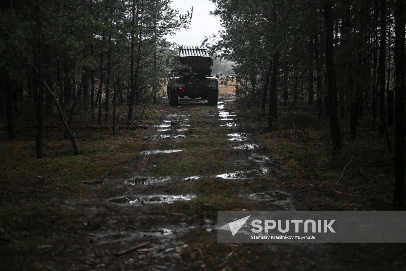 Russia Ukraine Military Operation Artillery Unit