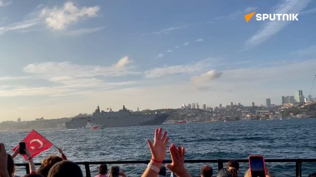 Turkey holds largest navy, air force parade marking republic's centennial