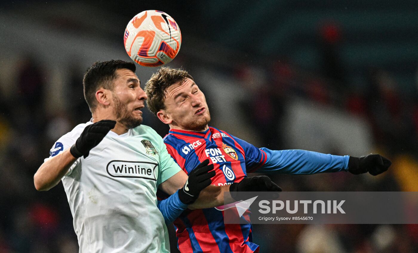 Russia Soccer Premier-League CSKA - Krasnodar