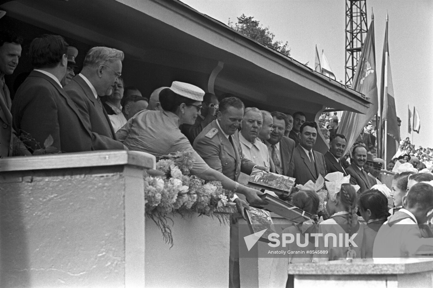 President of Yugoslavia Josip Broz Tito visits USSR