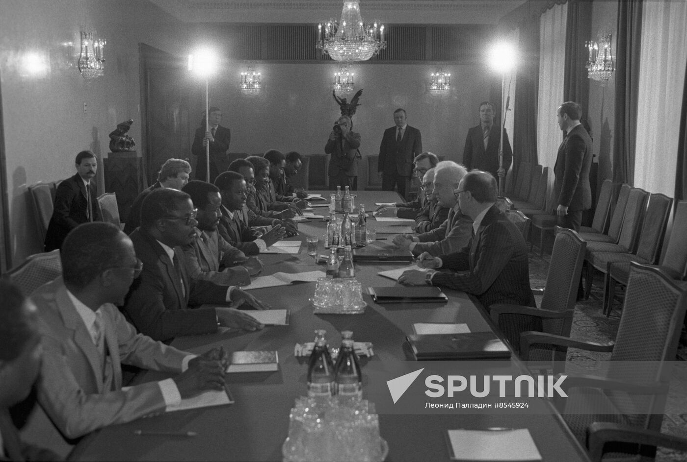 Brief visit by Frontline States representatives to USSR
