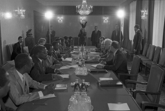Brief visit by Frontline States representatives to USSR