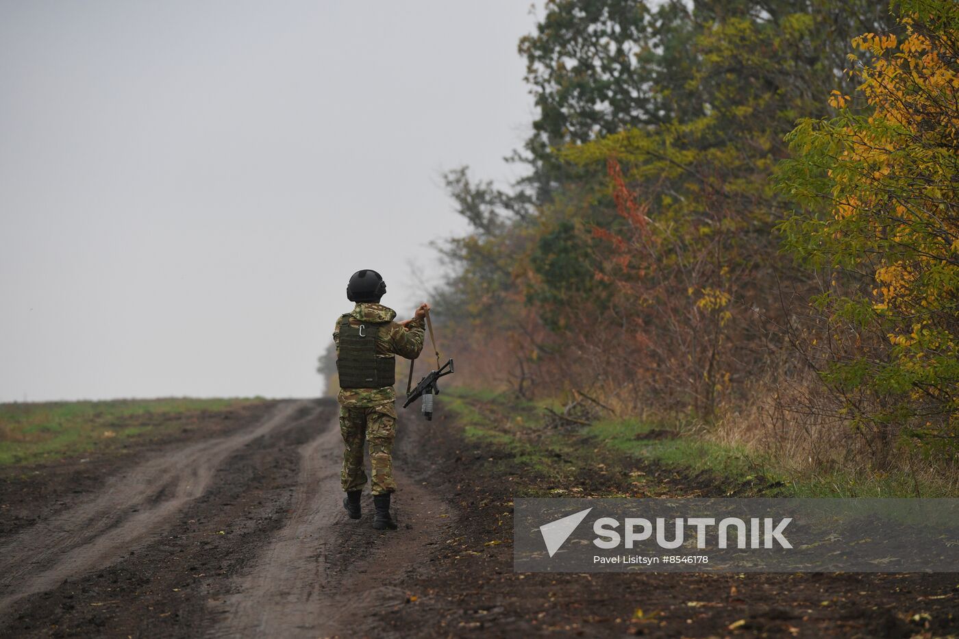 Russia Ukraine Military Operation Artillery Unit