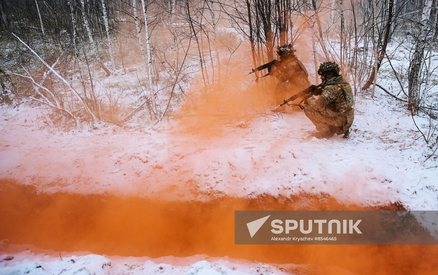 Russia Cadets Military Exercise