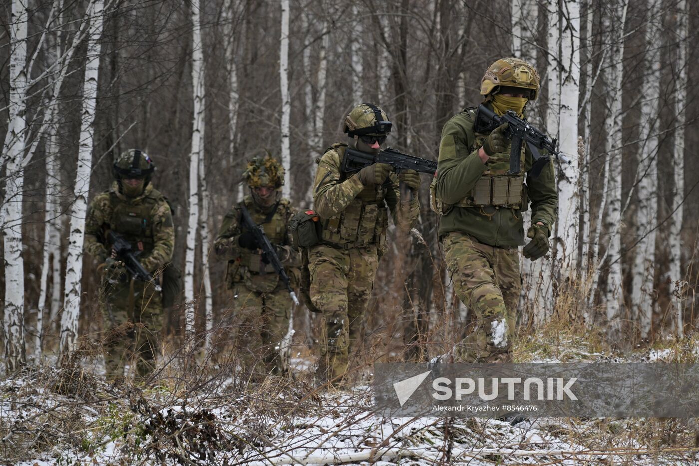 Russia Cadets Military Exercise