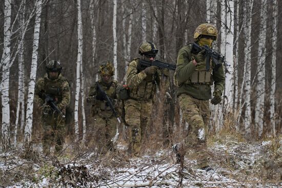 Russia Cadets Military Exercise