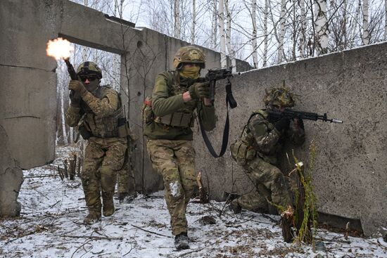 Russia Cadets Military Exercise