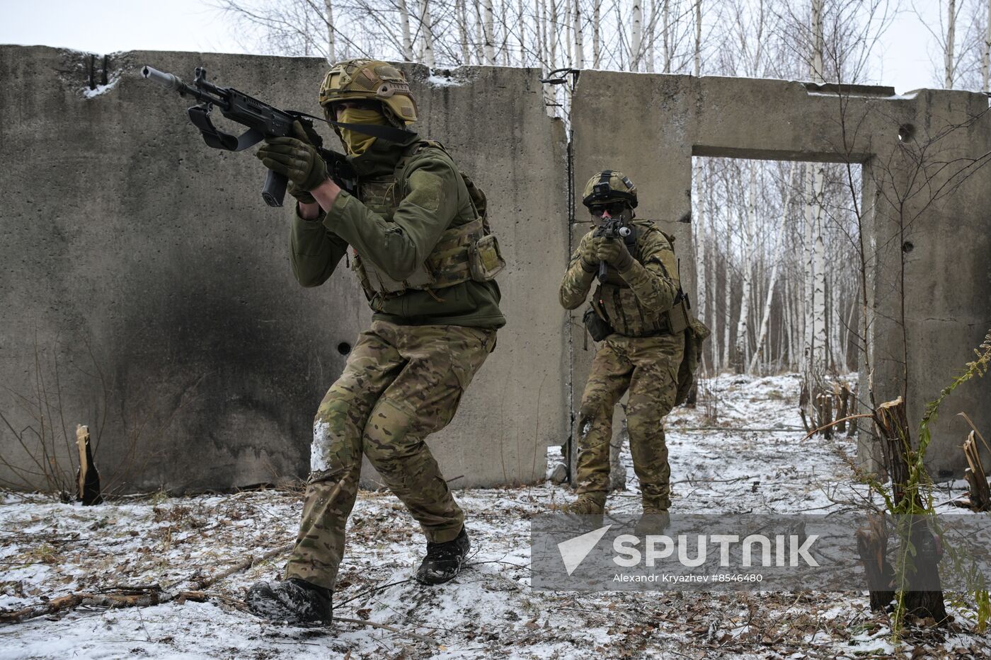 Russia Cadets Military Exercise