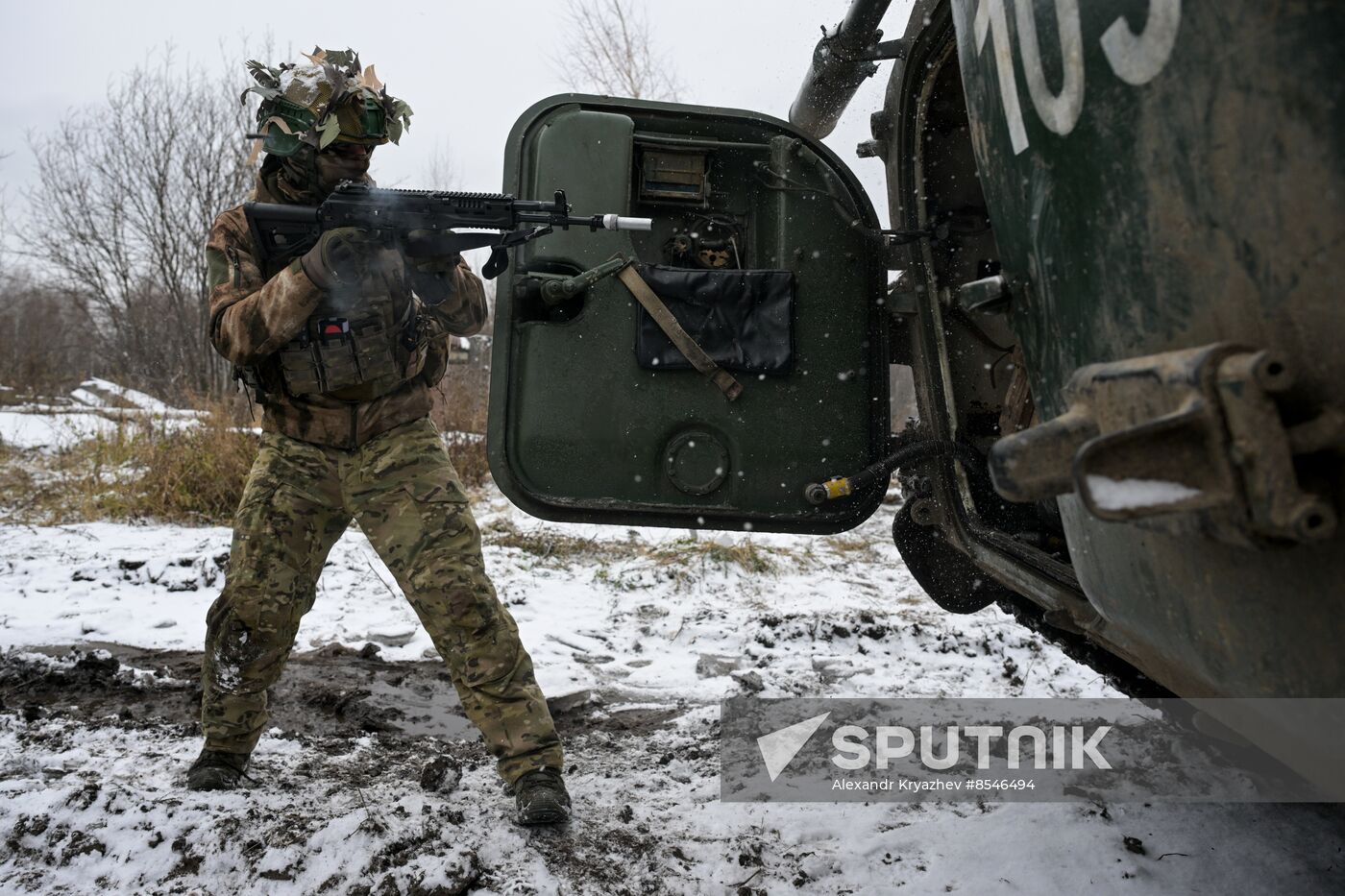Russia Cadets Military Exercise