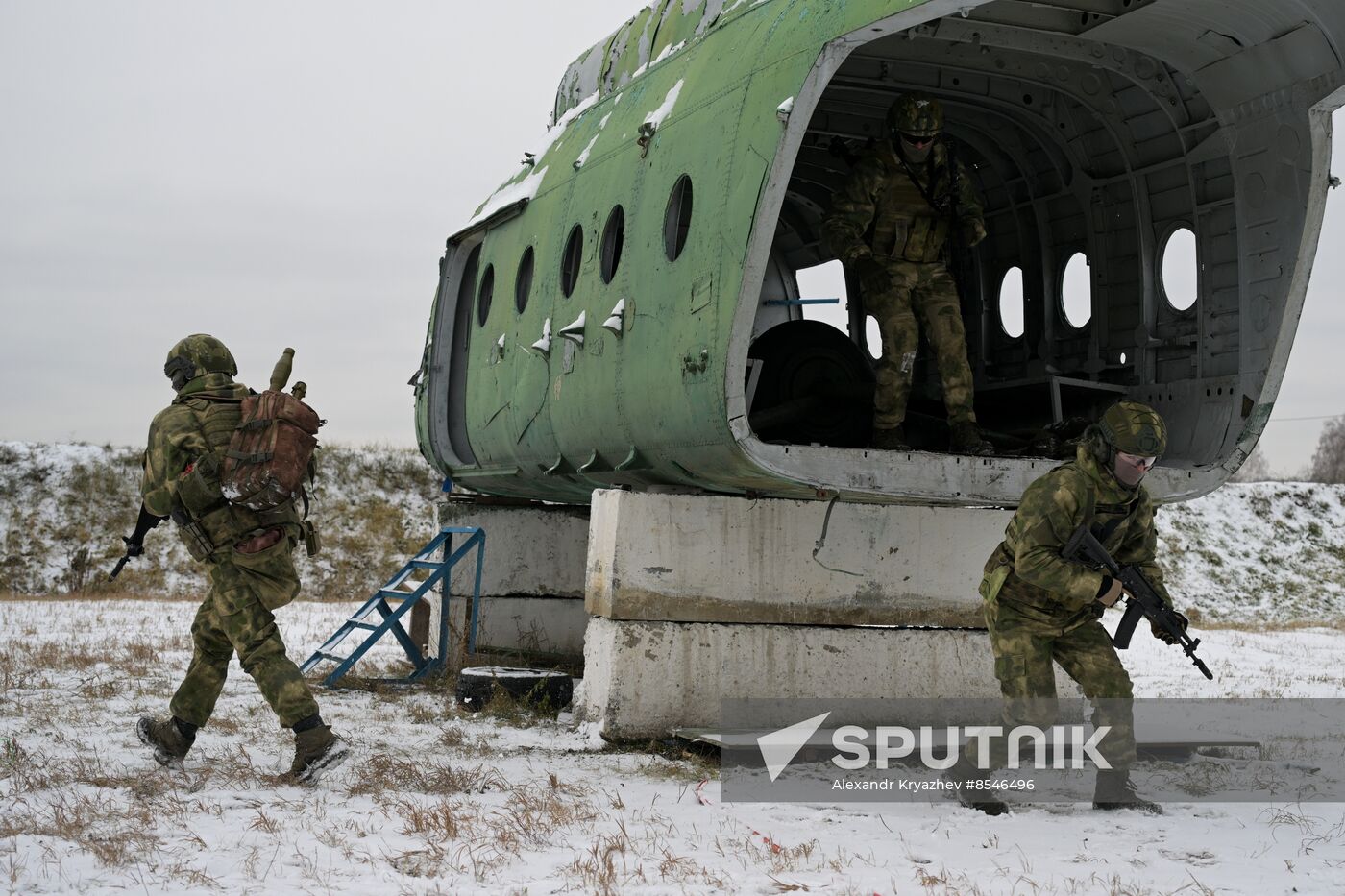 Russia Cadets Military Exercise