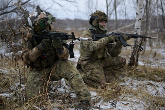 Russia Cadets Military Exercise