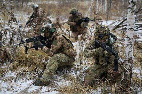 Russia Cadets Military Exercise