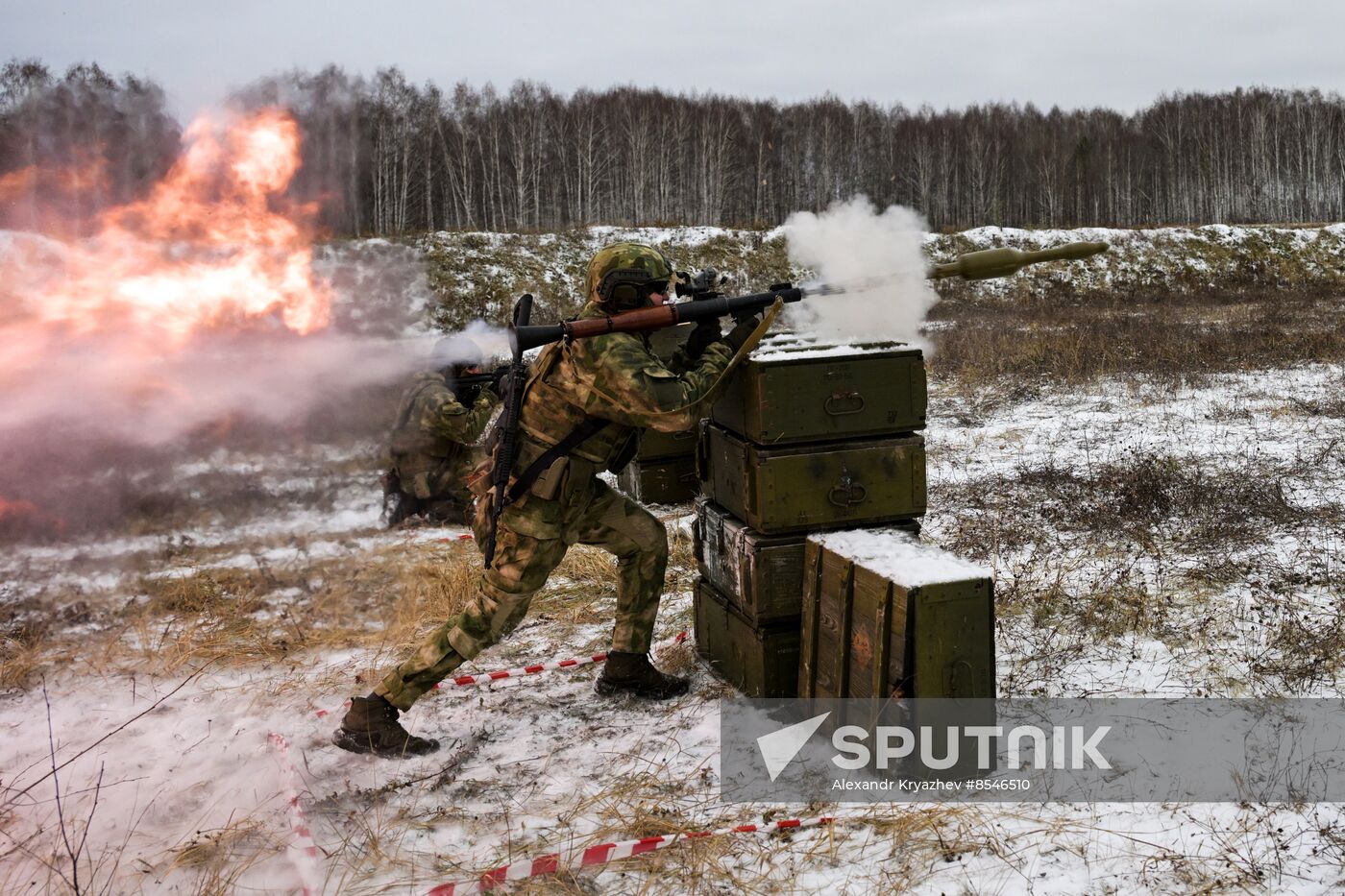 Russia Cadets Military Exercise