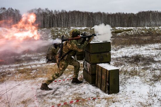 Russia Cadets Military Exercise
