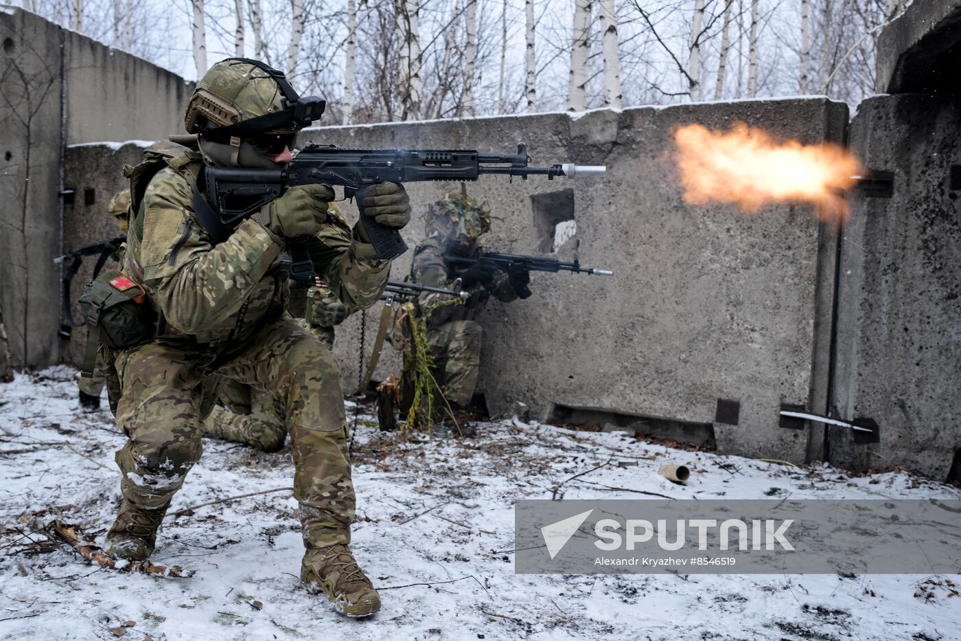 Russia Cadets Military Exercise