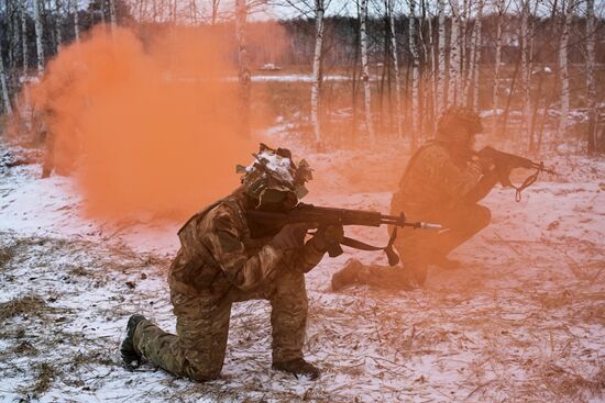 Russia Cadets Military Exercise