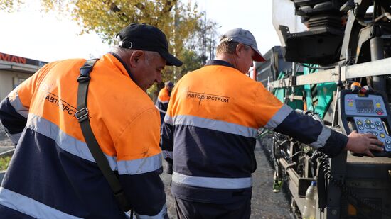 Russia DPR Road Repair