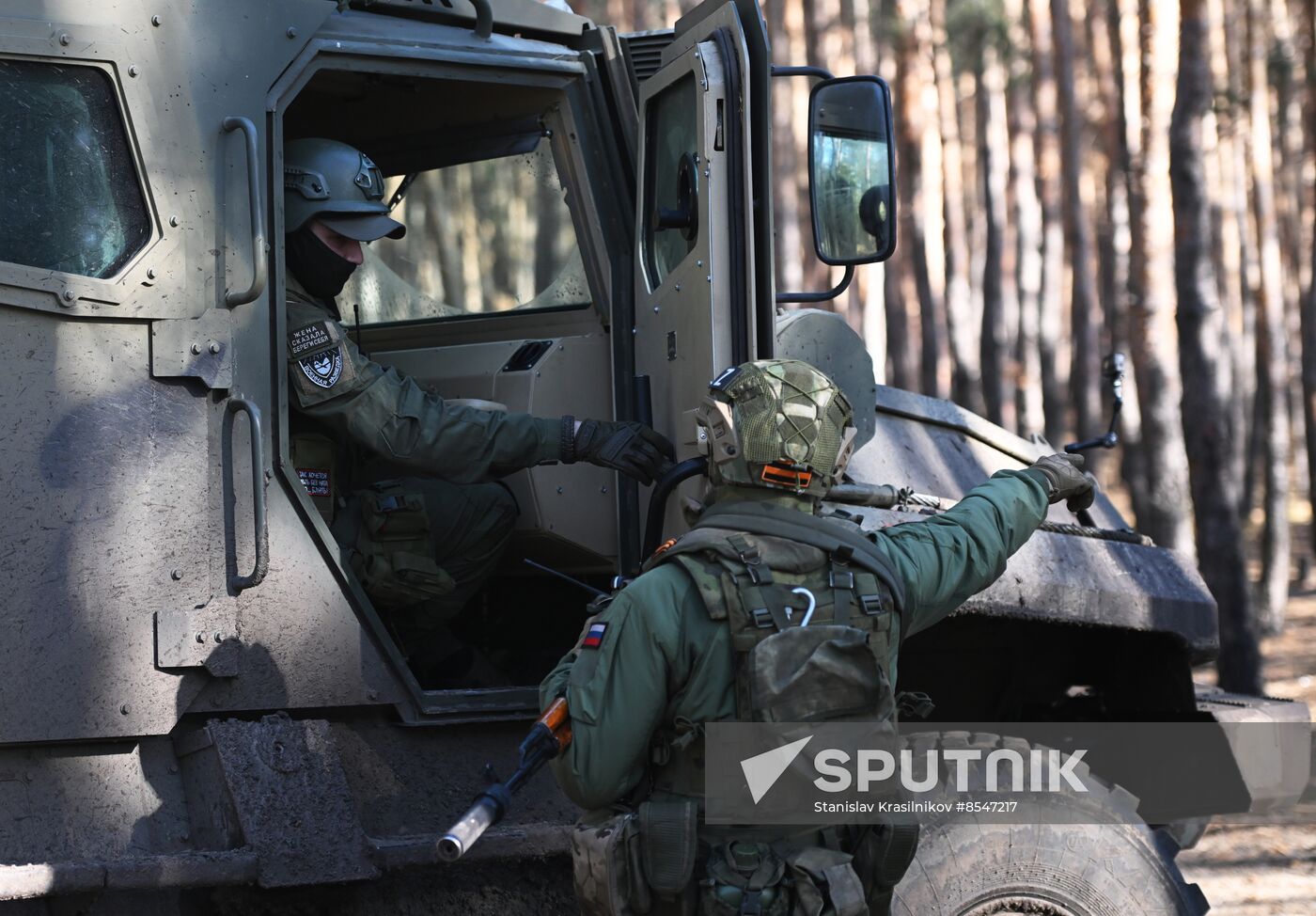 Russia Ukraine Military Operation Motor Rifle Unit