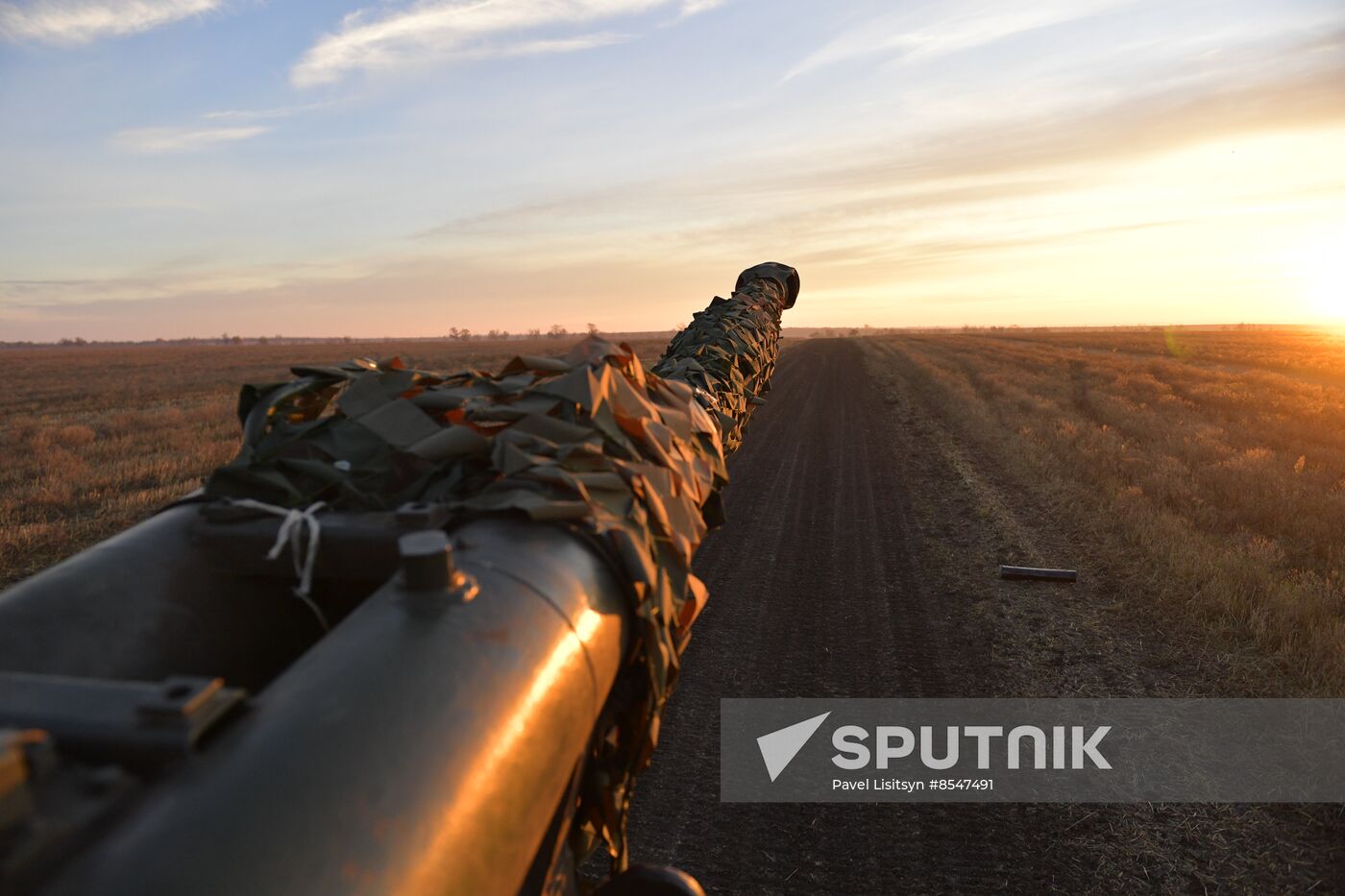 Russia Ukraine Military Operation Artillery Unit