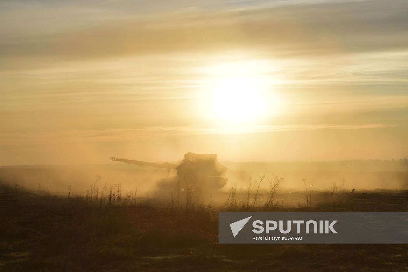 Russia Ukraine Military Operation Artillery Unit