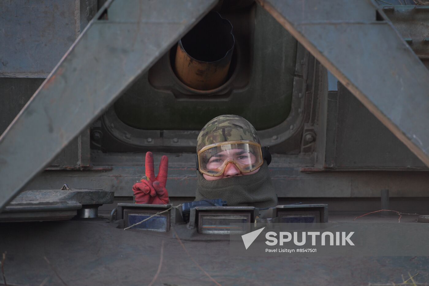 Russia Ukraine Military Operation Artillery Unit