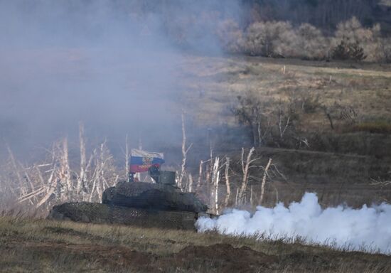 Russia Ukraine Military Operation Tank Unit