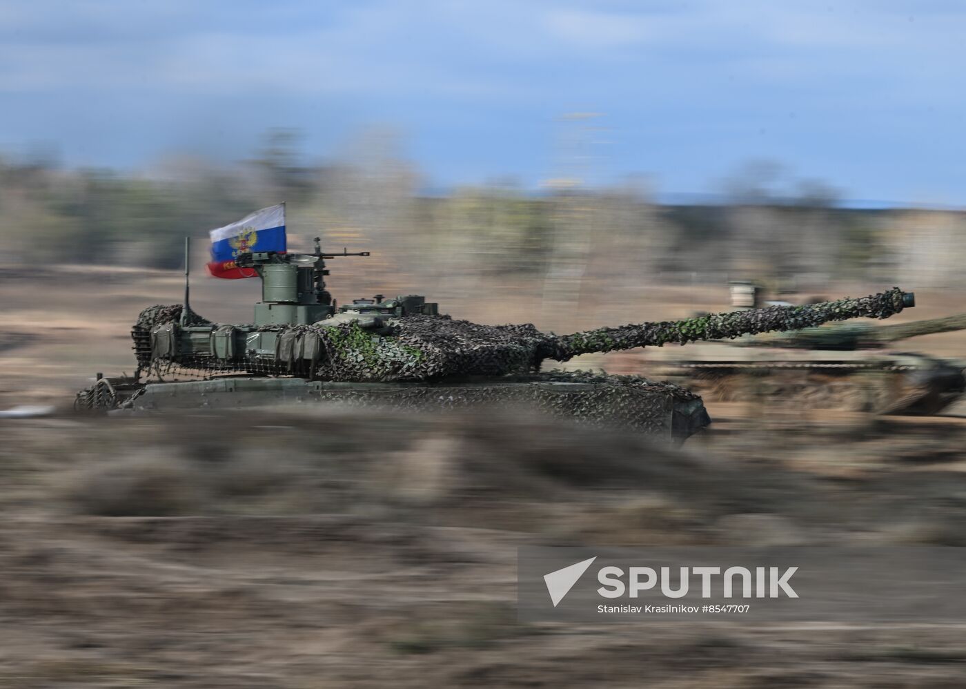 Russia Ukraine Military Operation Tank Unit