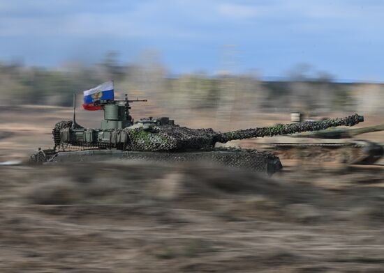 Russia Ukraine Military Operation Tank Unit