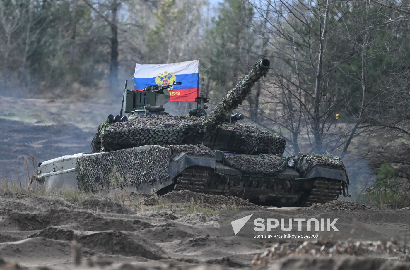 Russia Ukraine Military Operation Tank Unit