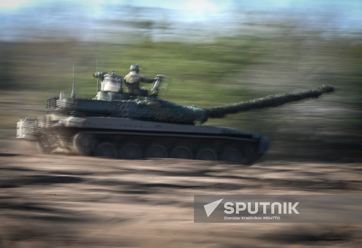 Russia Ukraine Military Operation Tank Unit