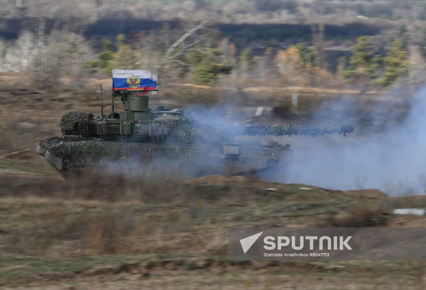 Russia Ukraine Military Operation Tank Unit