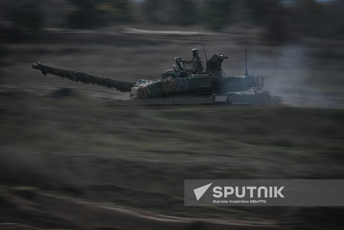 Russia Ukraine Military Operation Tank Unit