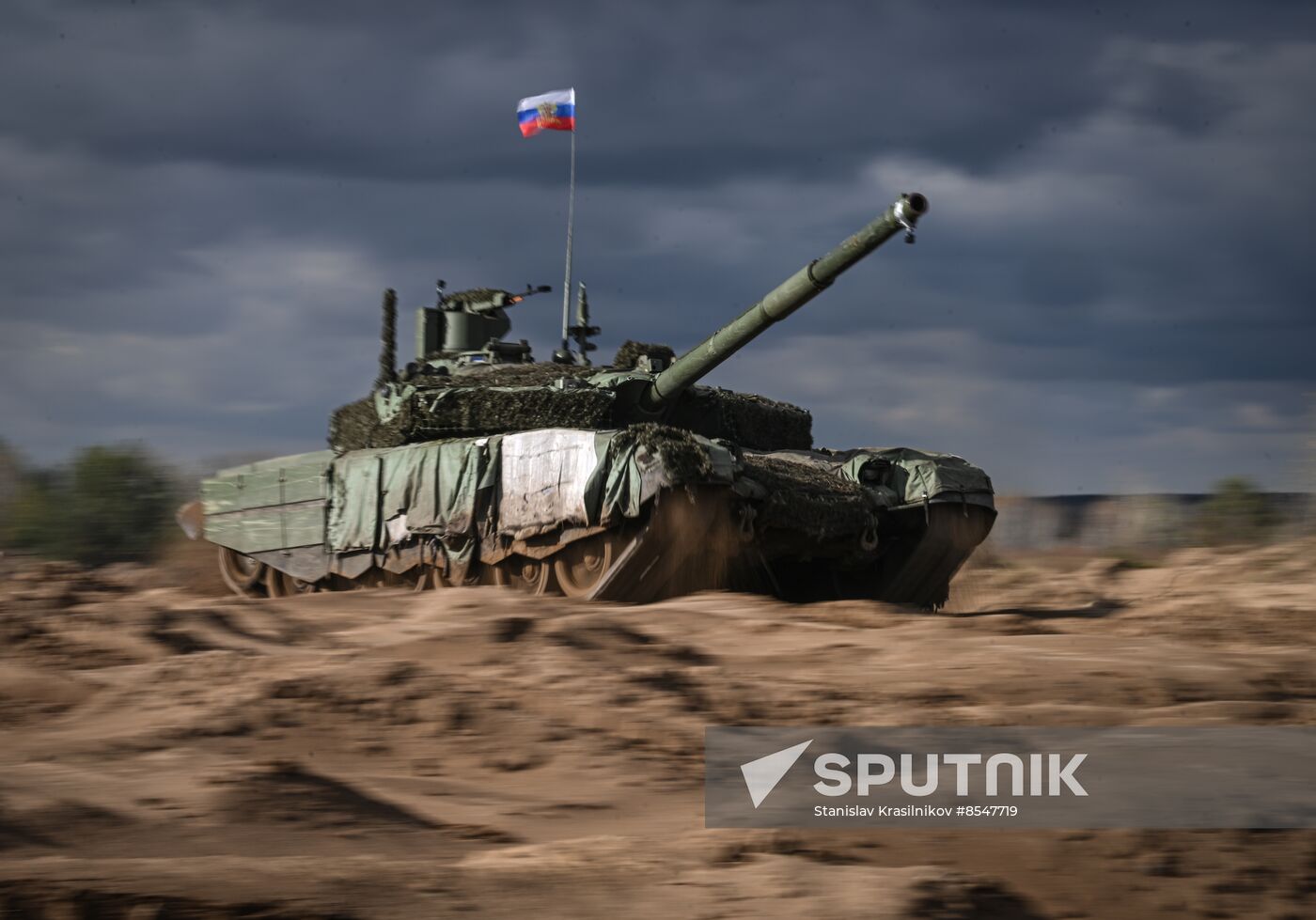 Russia Ukraine Military Operation Tank Unit