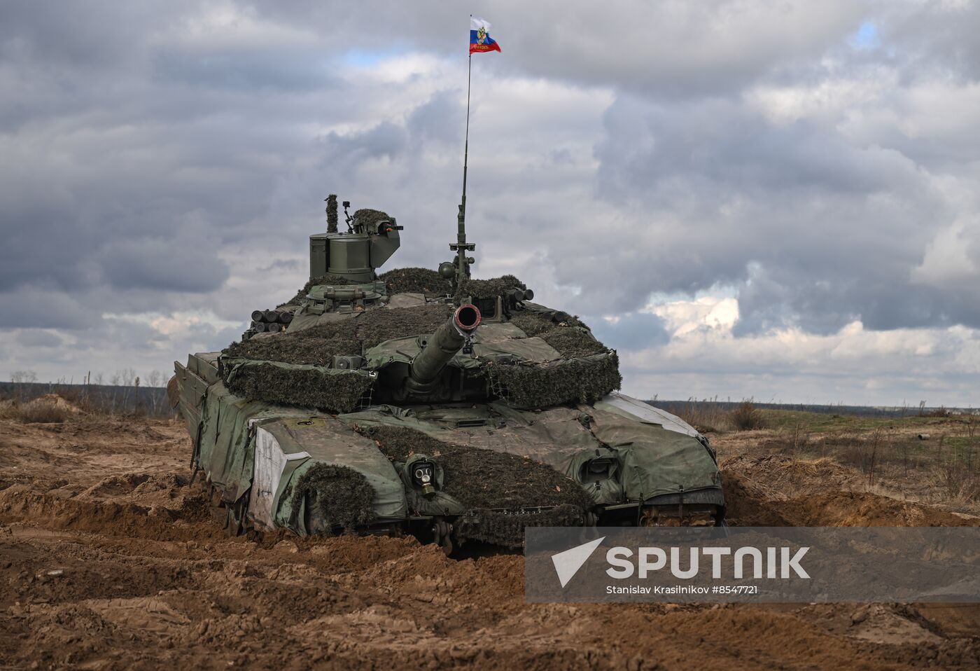 Russia Ukraine Military Operation Tank Unit