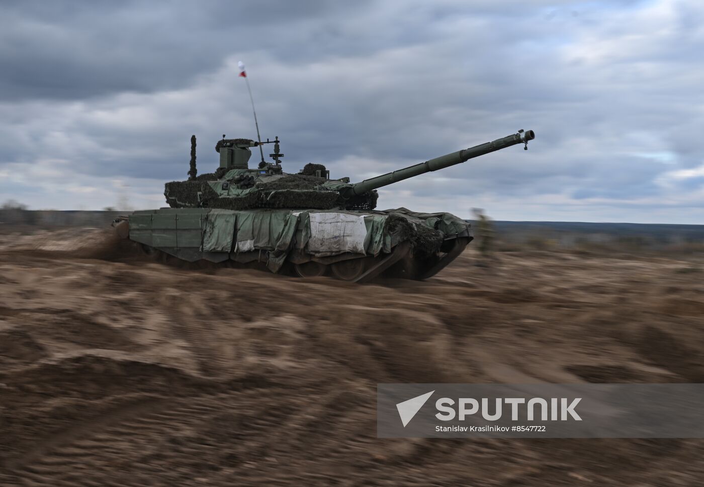 Russia Ukraine Military Operation Tank Unit