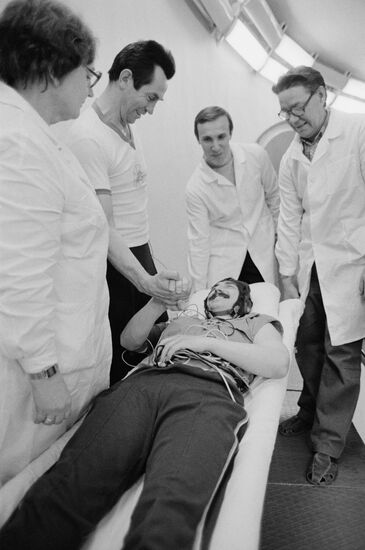 Hypokinesia medical experiment