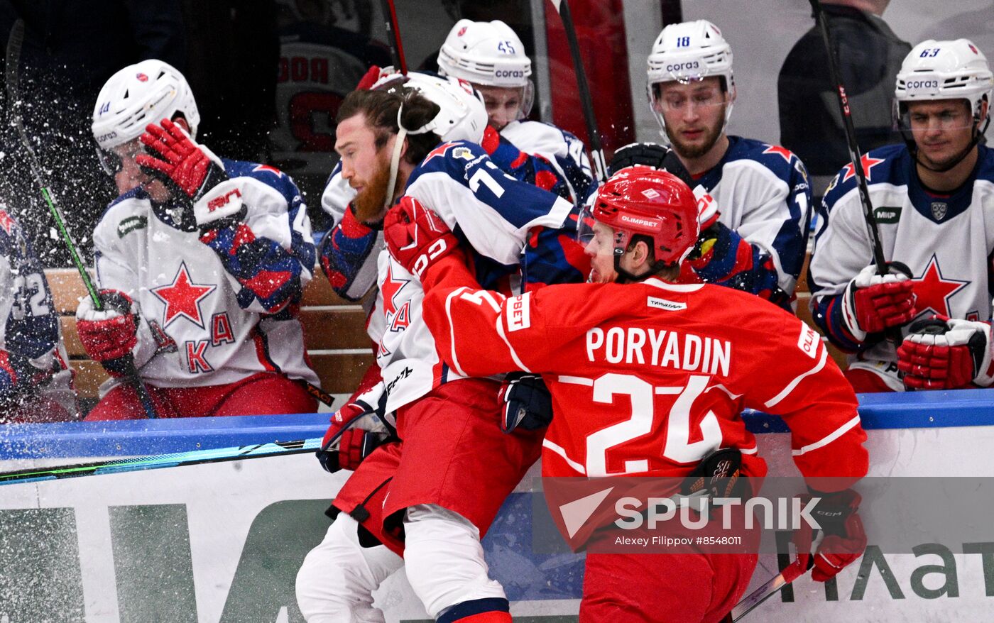 Russia Ice Hockey Kontinental League Spartak - CSKA