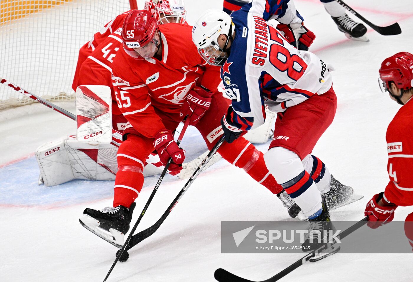 Russia Ice Hockey Kontinental League Spartak - CSKA