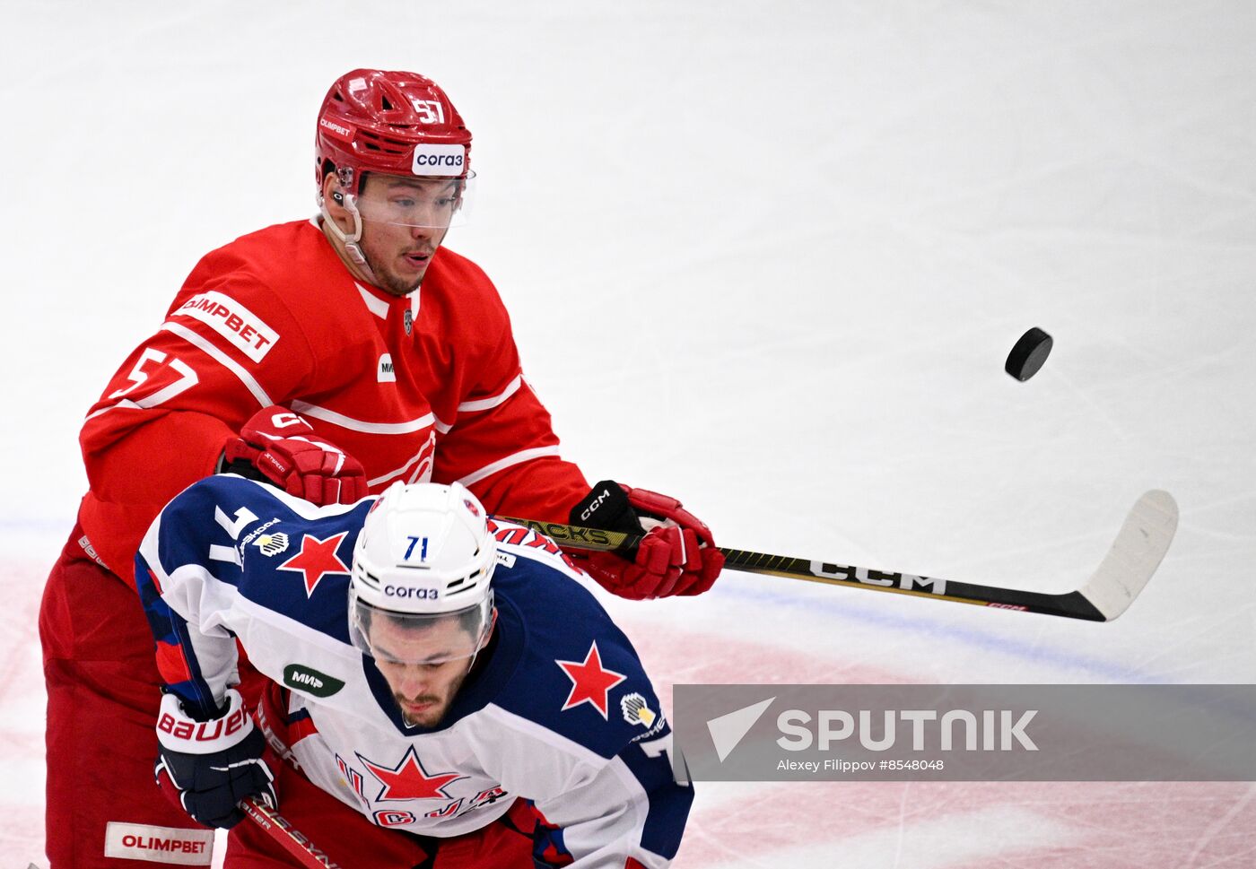 Russia Ice Hockey Kontinental League Spartak - CSKA