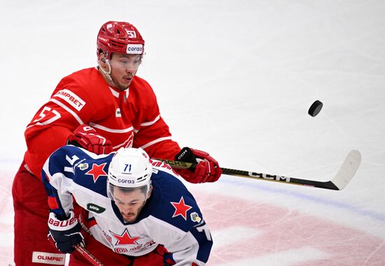 Russia Ice Hockey Kontinental League Spartak - CSKA