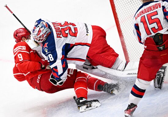 Russia Ice Hockey Kontinental League Spartak - CSKA