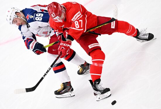Russia Ice Hockey Kontinental League Spartak - CSKA