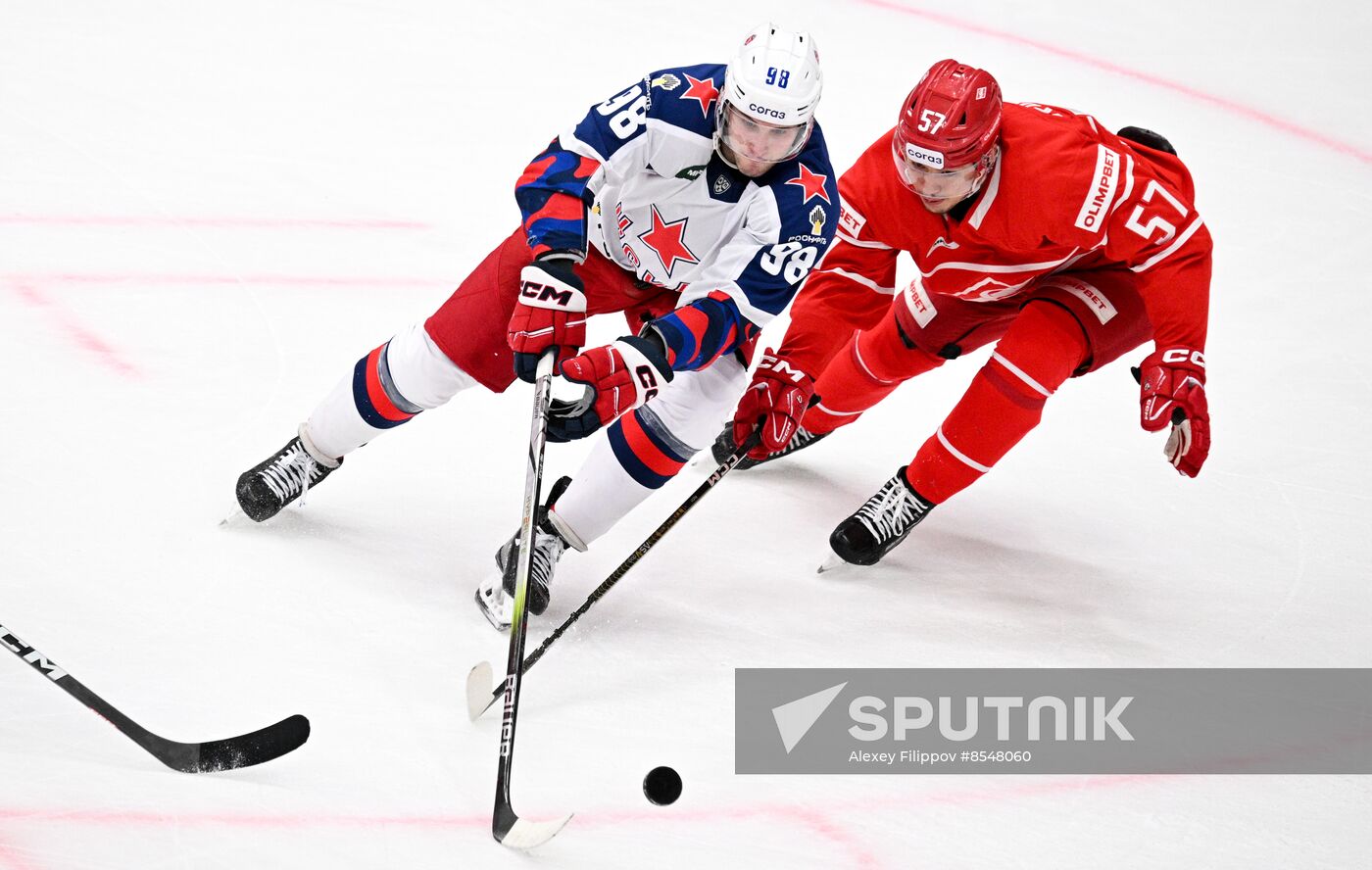Russia Ice Hockey Kontinental League Spartak - CSKA