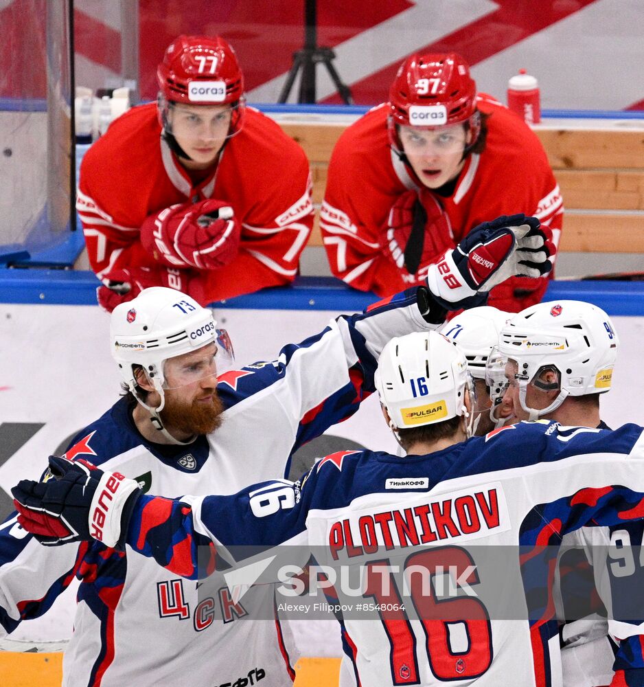 Russia Ice Hockey Kontinental League Spartak - CSKA