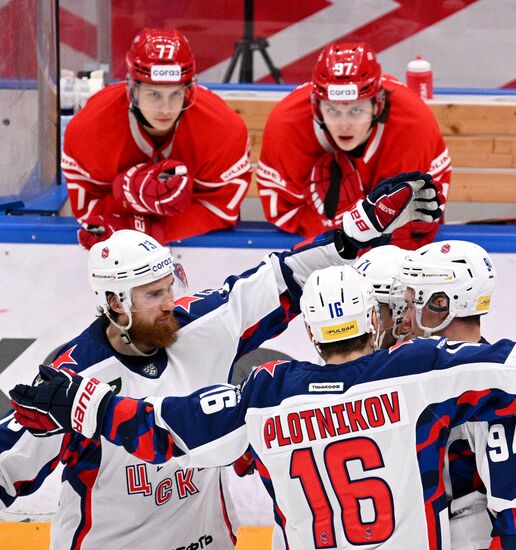 Russia Ice Hockey Kontinental League Spartak - CSKA