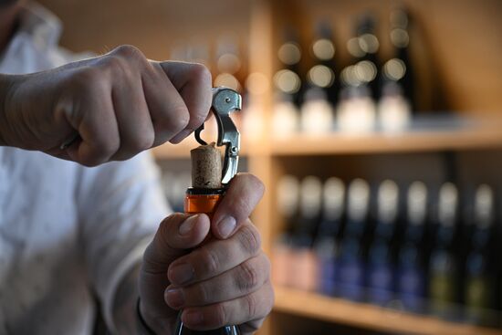 The International RUSSIA EXPO forum and exhibition. The farm products and wines fair at pavilion no.48, Wine Fair. Location: Russia, Moscow. Author: Ramil Sitdikov/Sputnik. International RUSSIA EXPO forum and exhibition. Farm products and wines fair