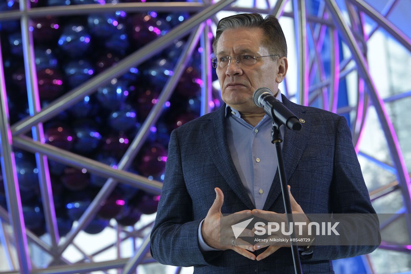 International RUSSIA EXPO forum and exhibition. ATOM pavilion opening ceremony